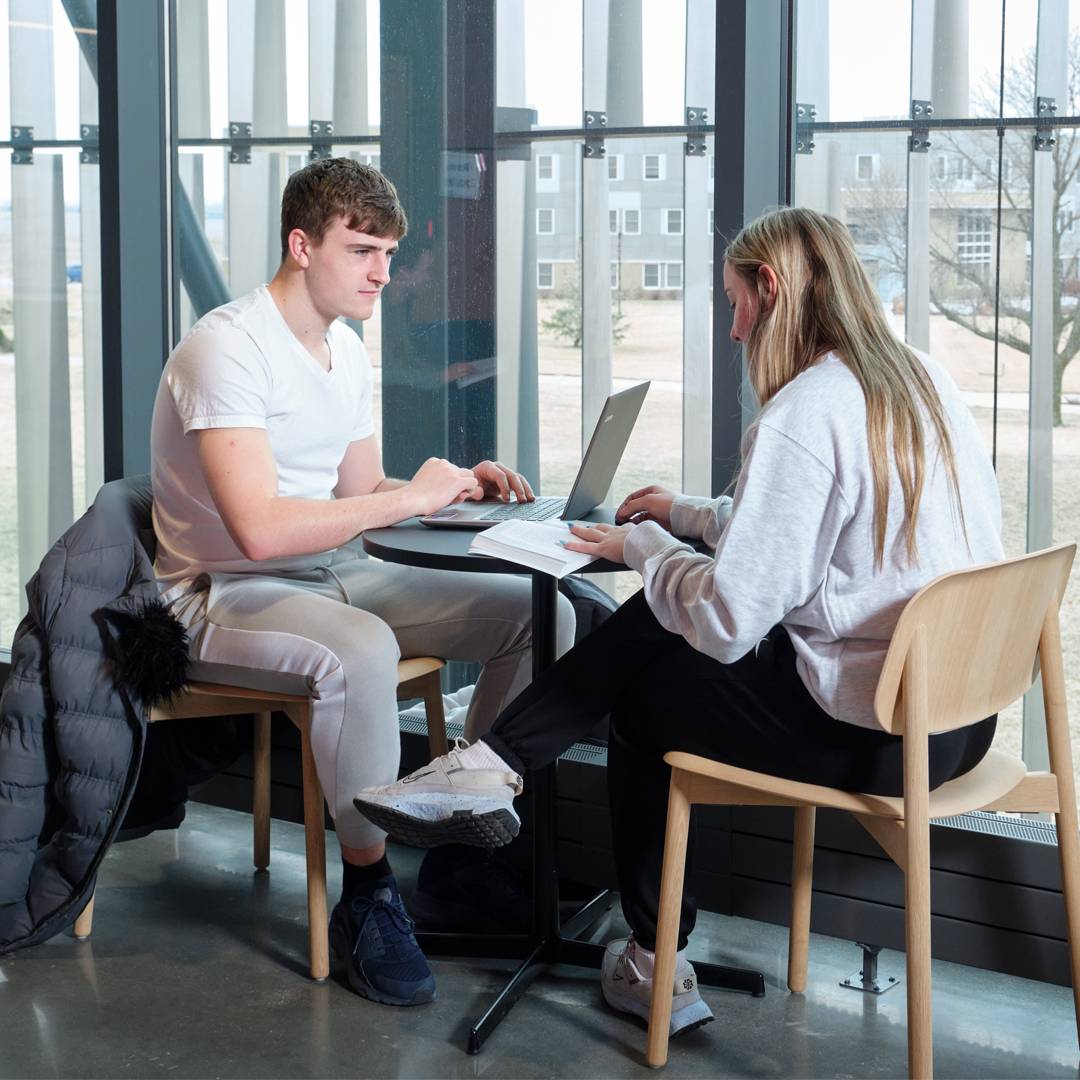 SCC students study on the Beatrice Campus.